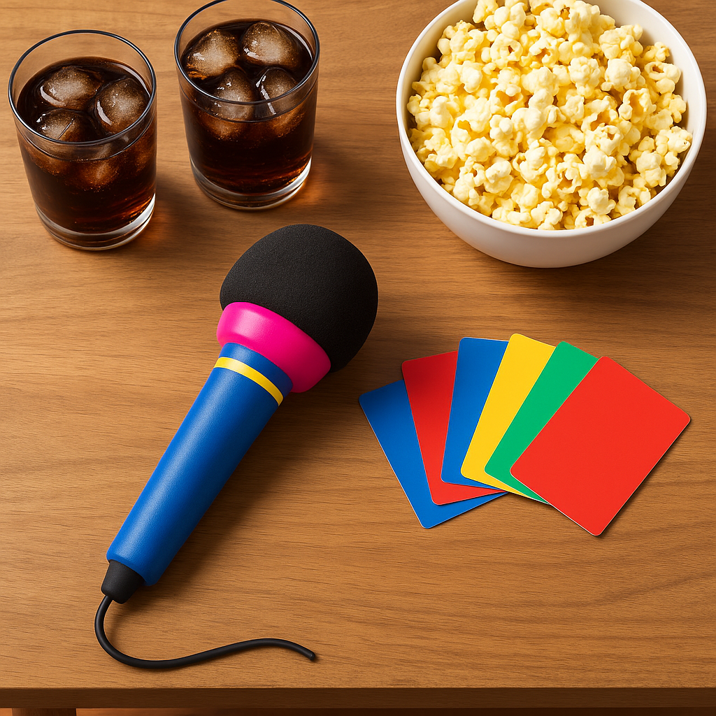Karaoke Party Game Foam Mic Family Fun Set