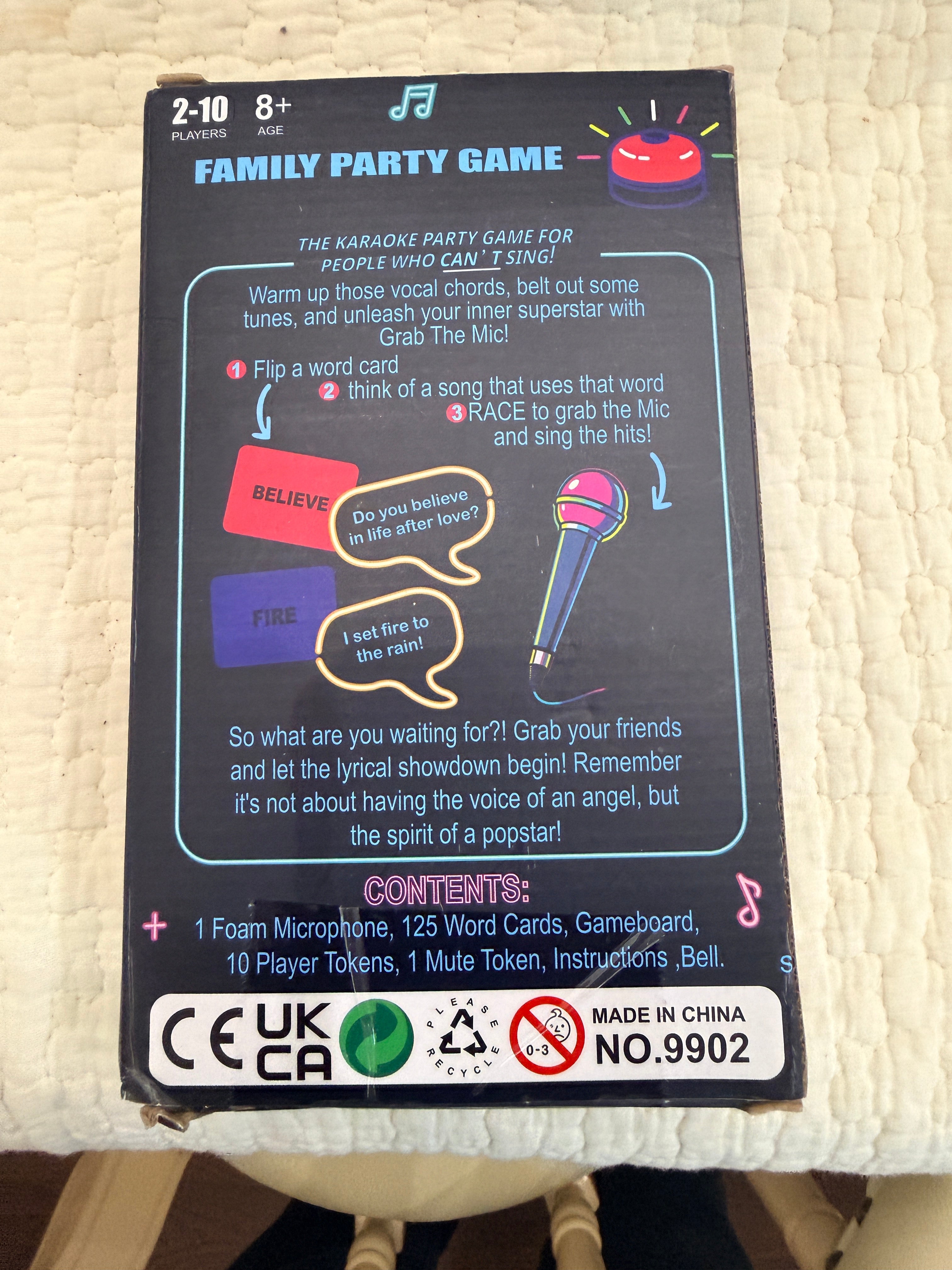 Karaoke Party Game Foam Mic Family Fun Set