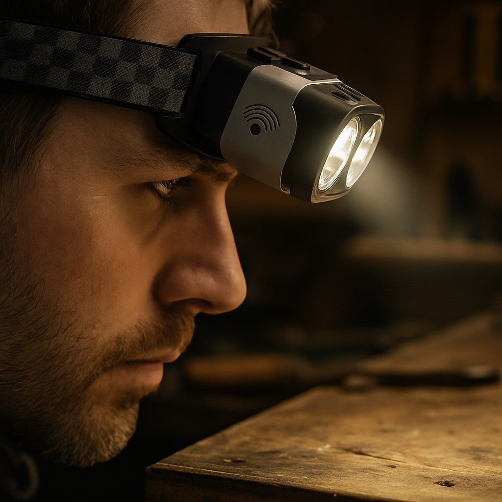 T300 Motion Sensor LED Headlamp USB-C Rechargeable
