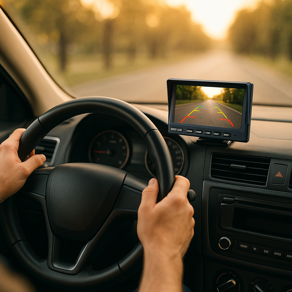 WOOCARTY Car Rearview Monitor - lifestyle