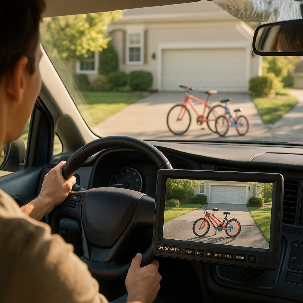 WOOCARTY Car Rearview Monitor - lifestyle