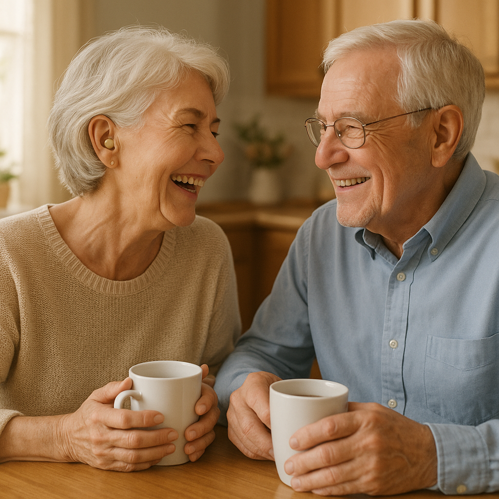 Rechargeable Hearing Aids for Seniors — Invisible Pair