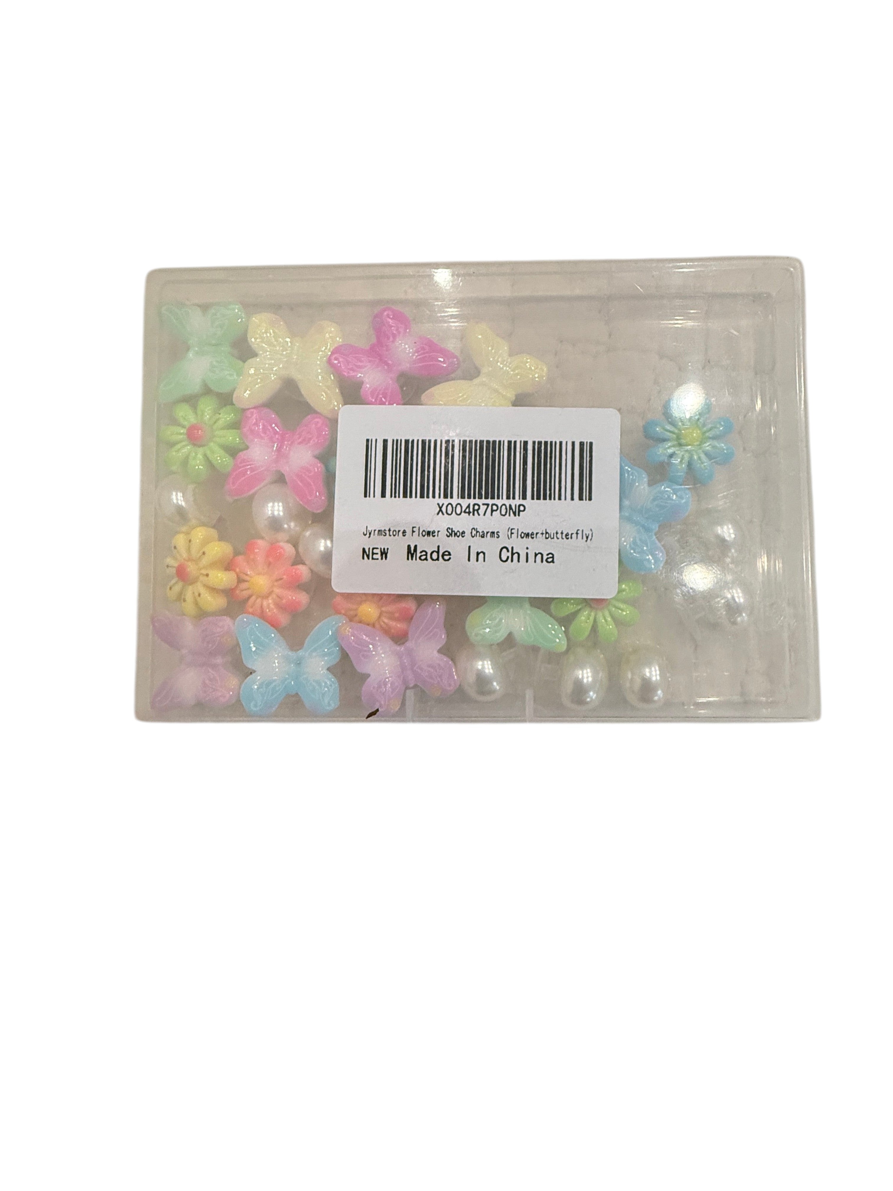 JYMSTORE Flower Butterfly Shoe Charms for Crocs Set