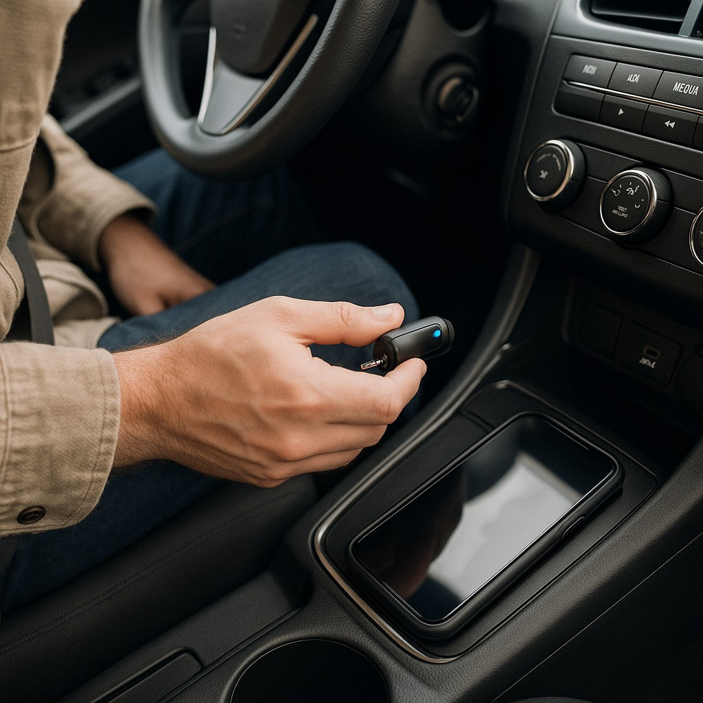 Wireless Bluetooth AUX Streaming Adapter for Vehicle