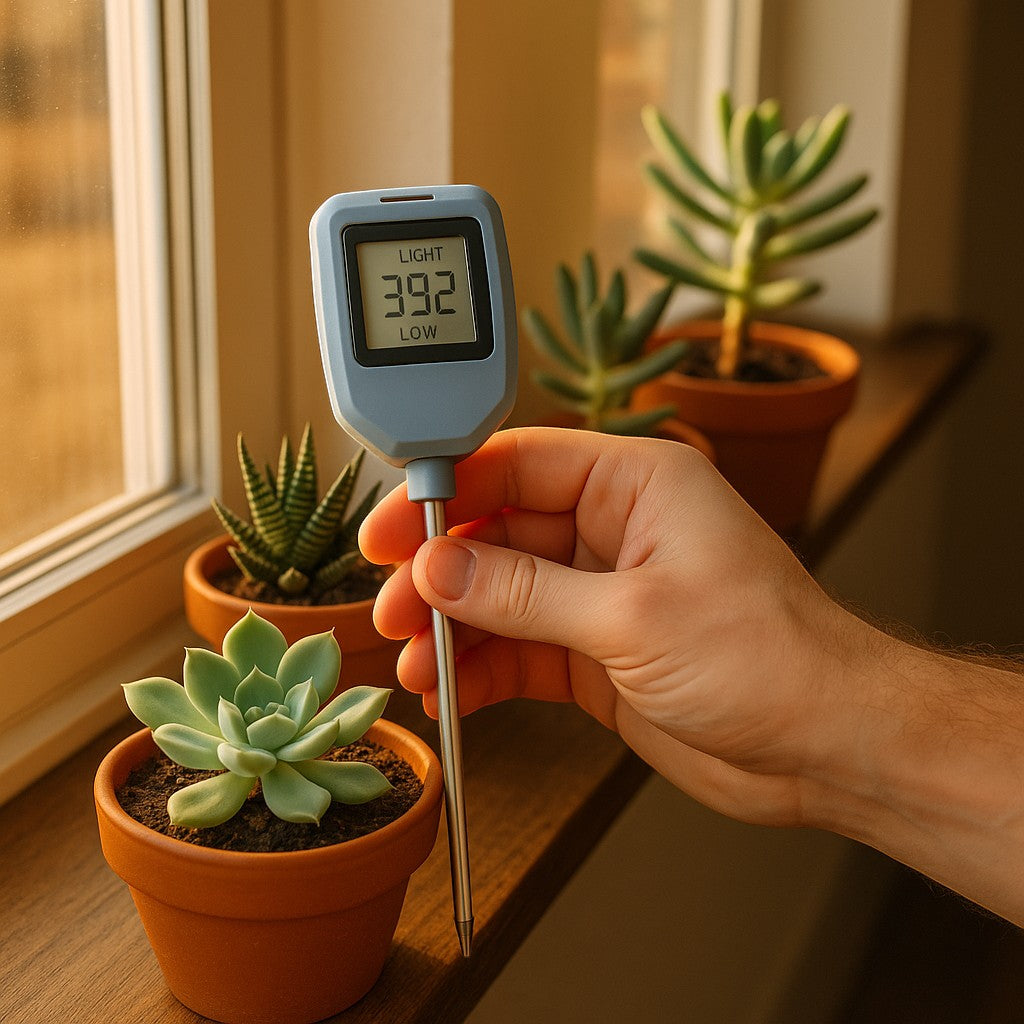 Digital Soil Tester 3-in-1 Moisture pH Light Meter