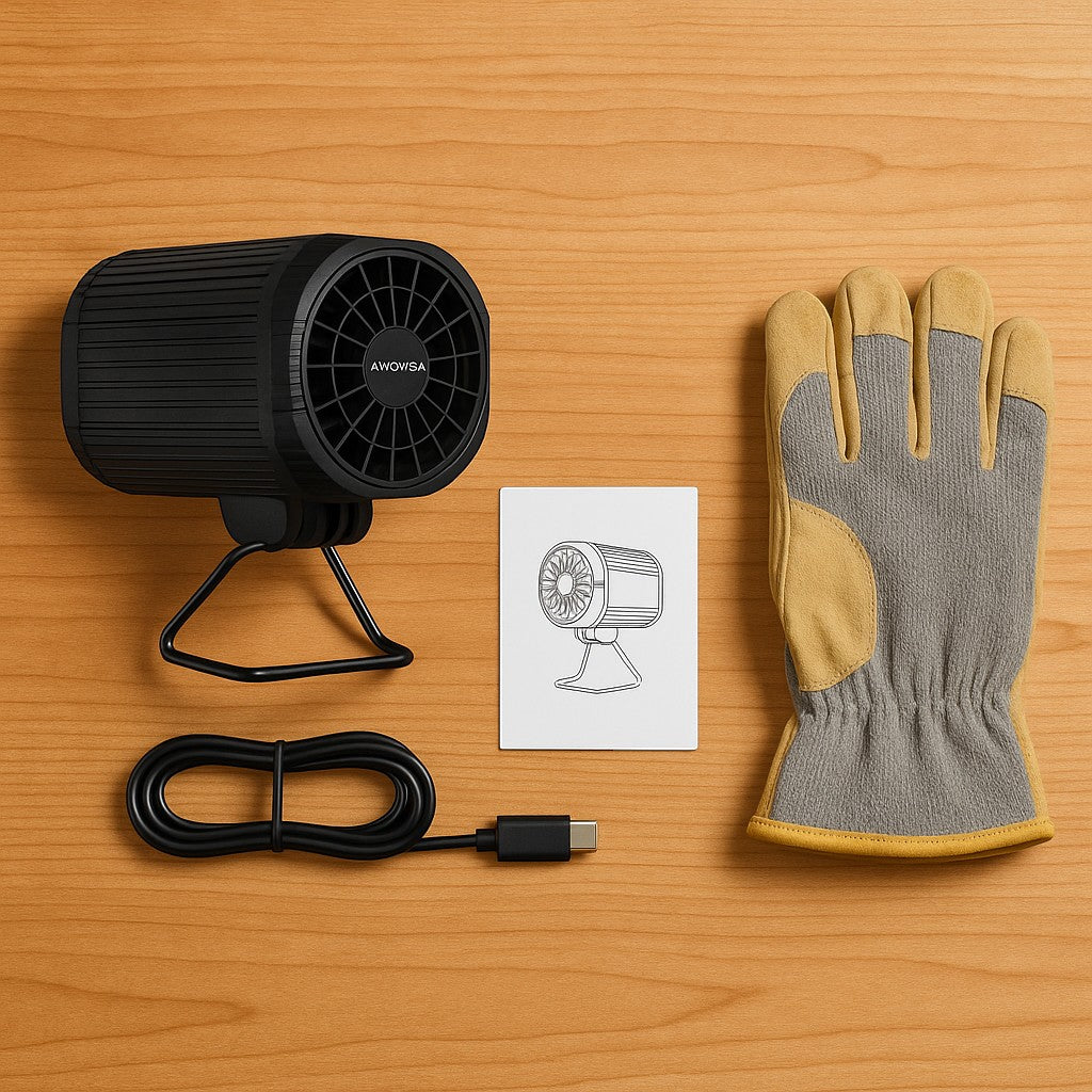 AWONOSO WF025 Waist Belt-Clip Rechargeable Fan