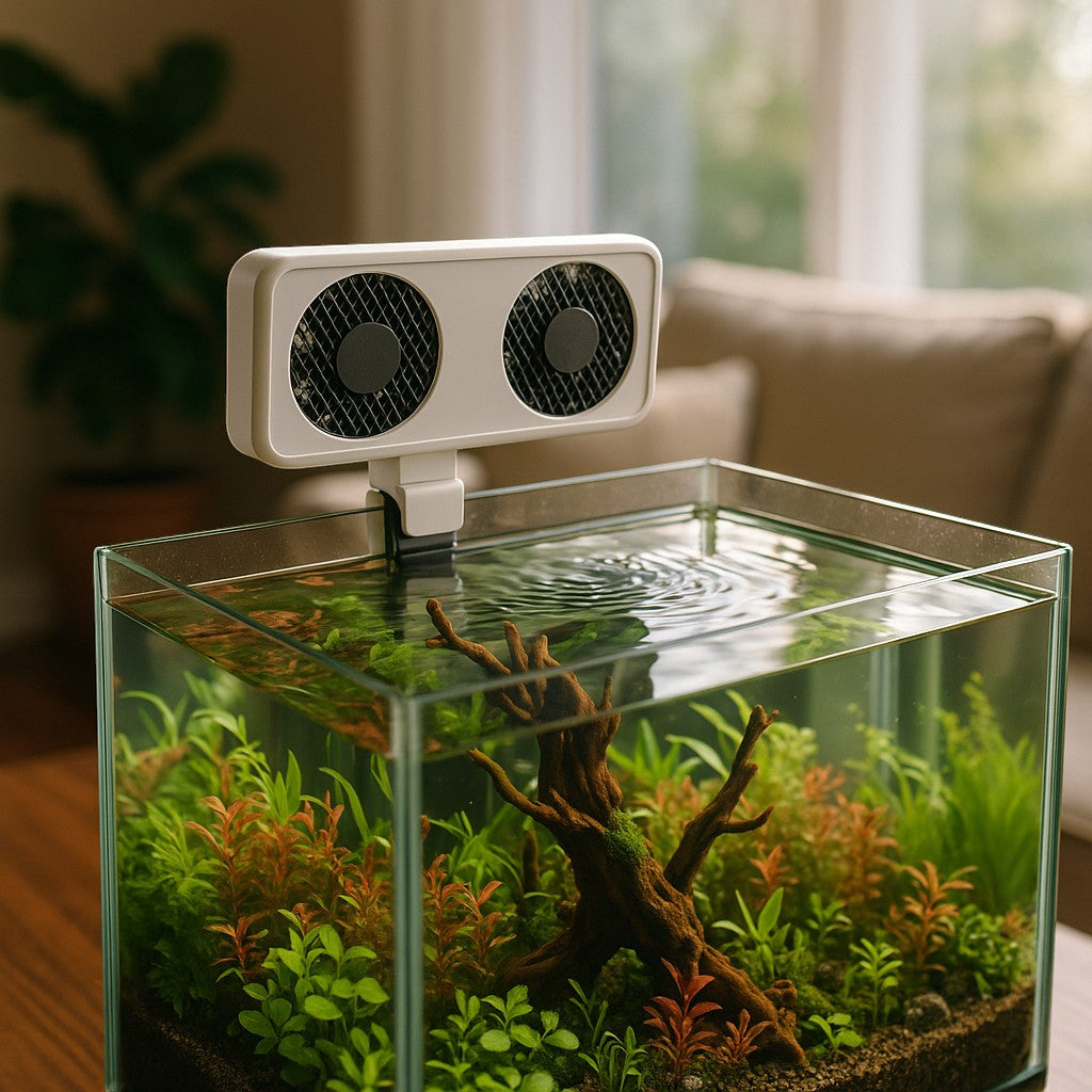 AquaSmith Aquarium 230 Dual-Fan Clip-On Cooler