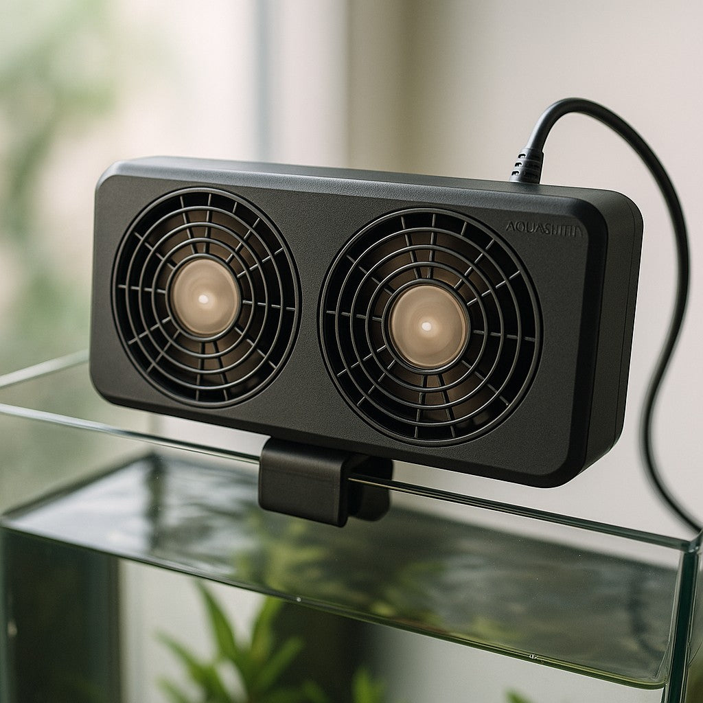 AquaSmith Aquarium 230 Dual-Fan Clip-On Cooler