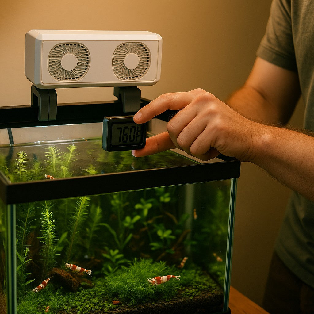 AquaSmith Aquarium 230 Dual-Fan Clip-On Cooler