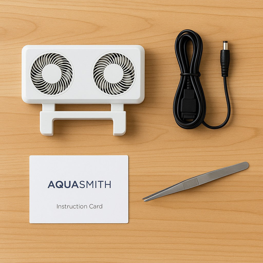 AquaSmith Aquarium 230 Dual-Fan Clip-On Cooler