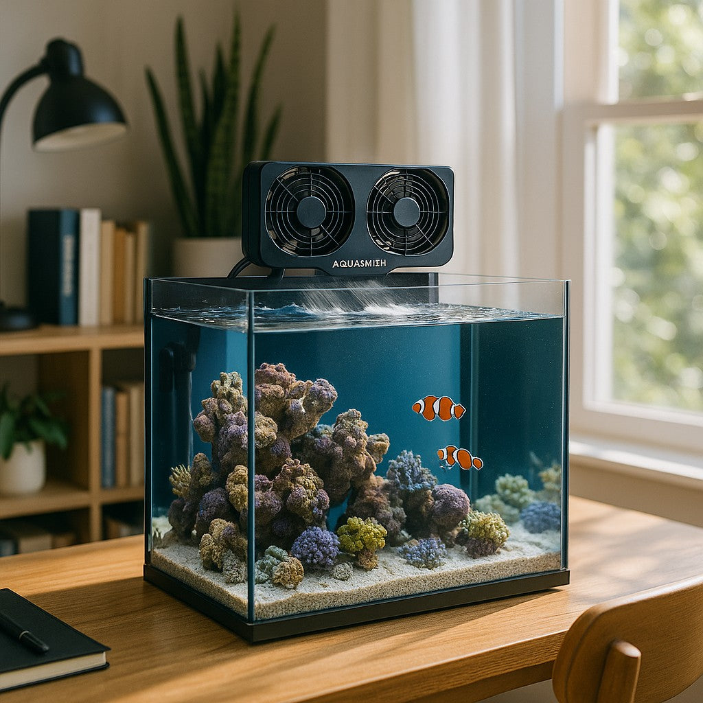 AquaSmith Aquarium 230 Dual-Fan Clip-On Cooler