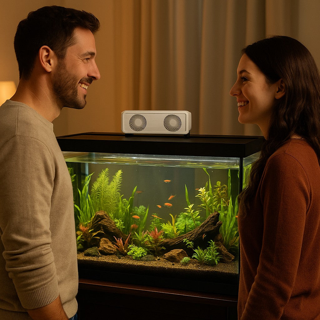 AquaSmith Aquarium 230 Dual-Fan Clip-On Cooler
