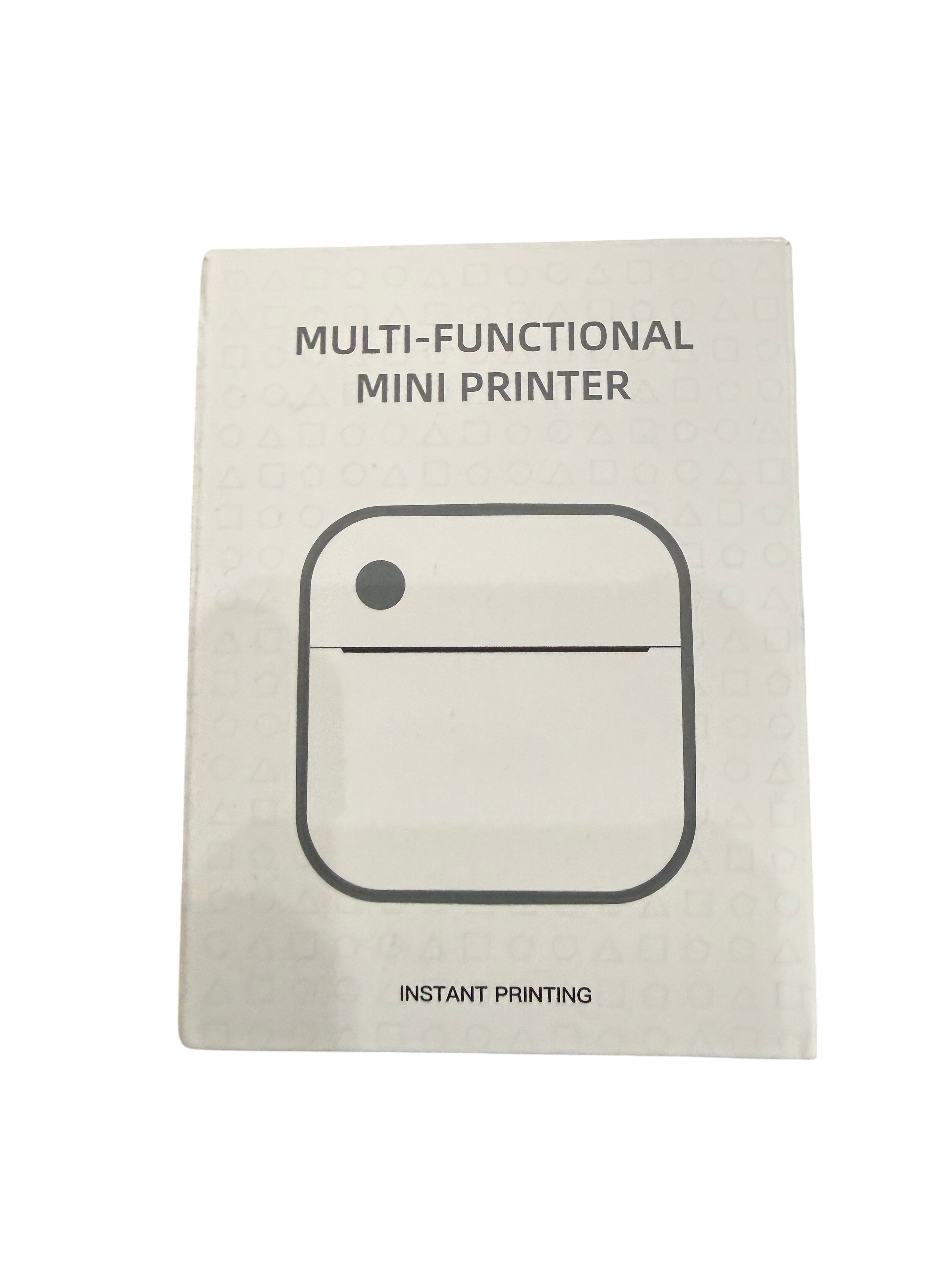 Multi-Functional Mini Printer Bluetooth Instant Thermal