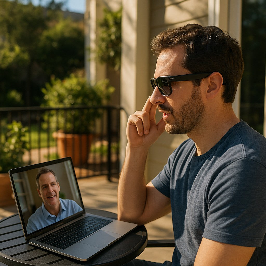 M10 Pro smart glasses lifestyle 1