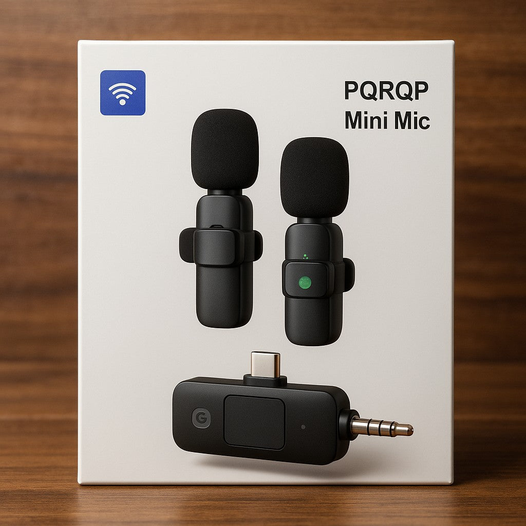 PQRQP Wireless Lavalier Mini Mic lifestyle 1