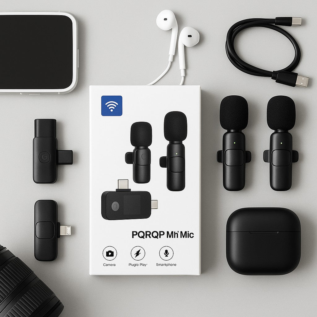 PQRQP Wireless Lavalier Mini Mic lifestyle 4