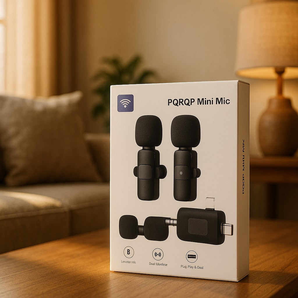 PQRQP Wireless Lavalier Mini Mic lifestyle 5