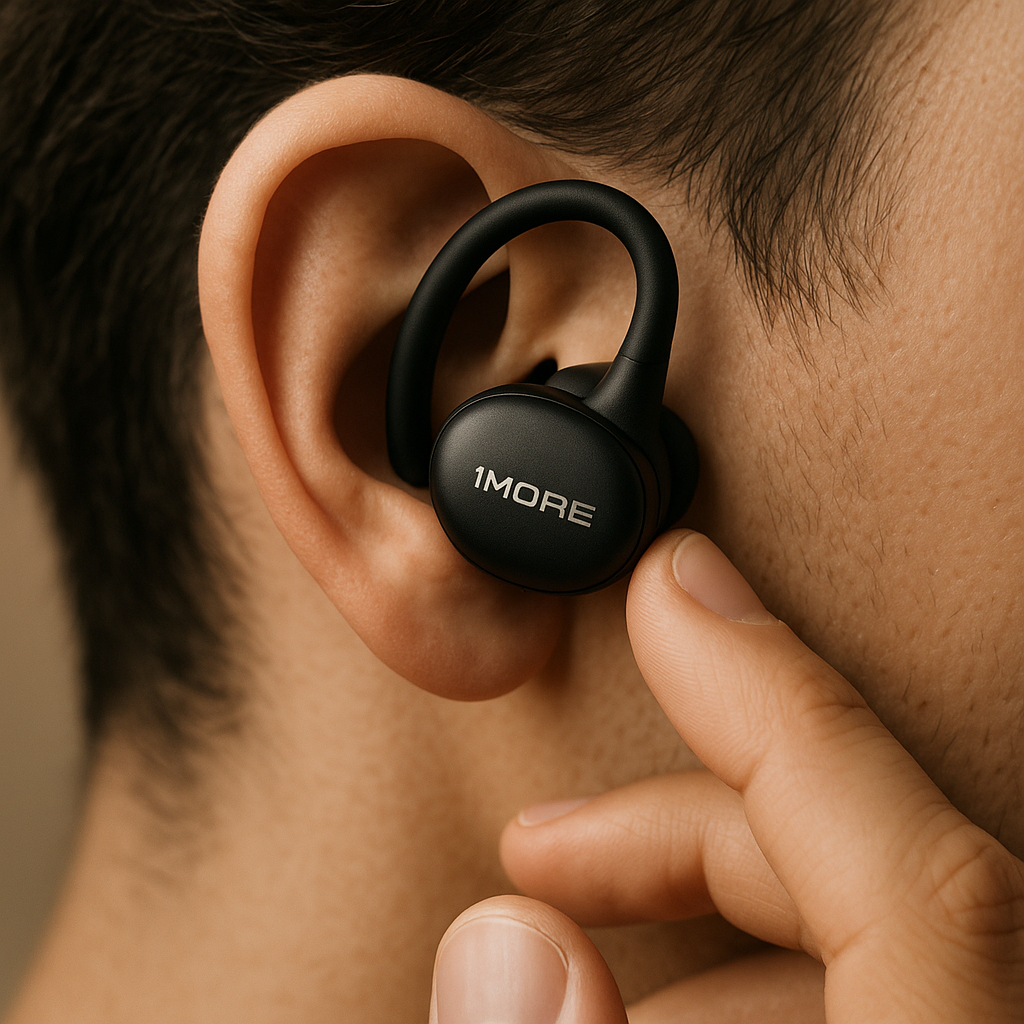 1MORE Open-Ear True Wireless Bluetooth Earbuds Magnetic Clip