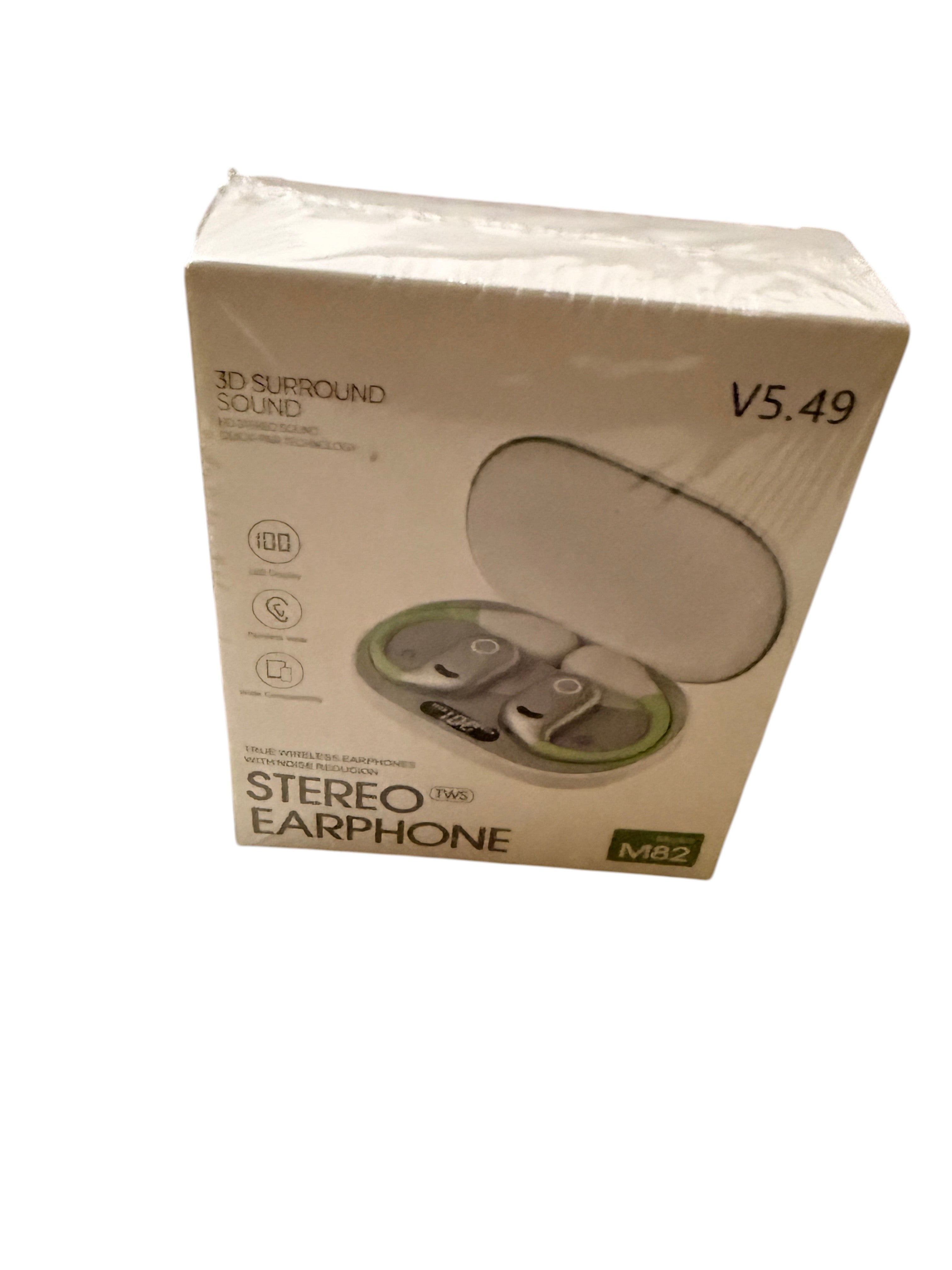 M82 3D Surround Sound TWS Earphones Ear-Hook Bluetooth V5.49