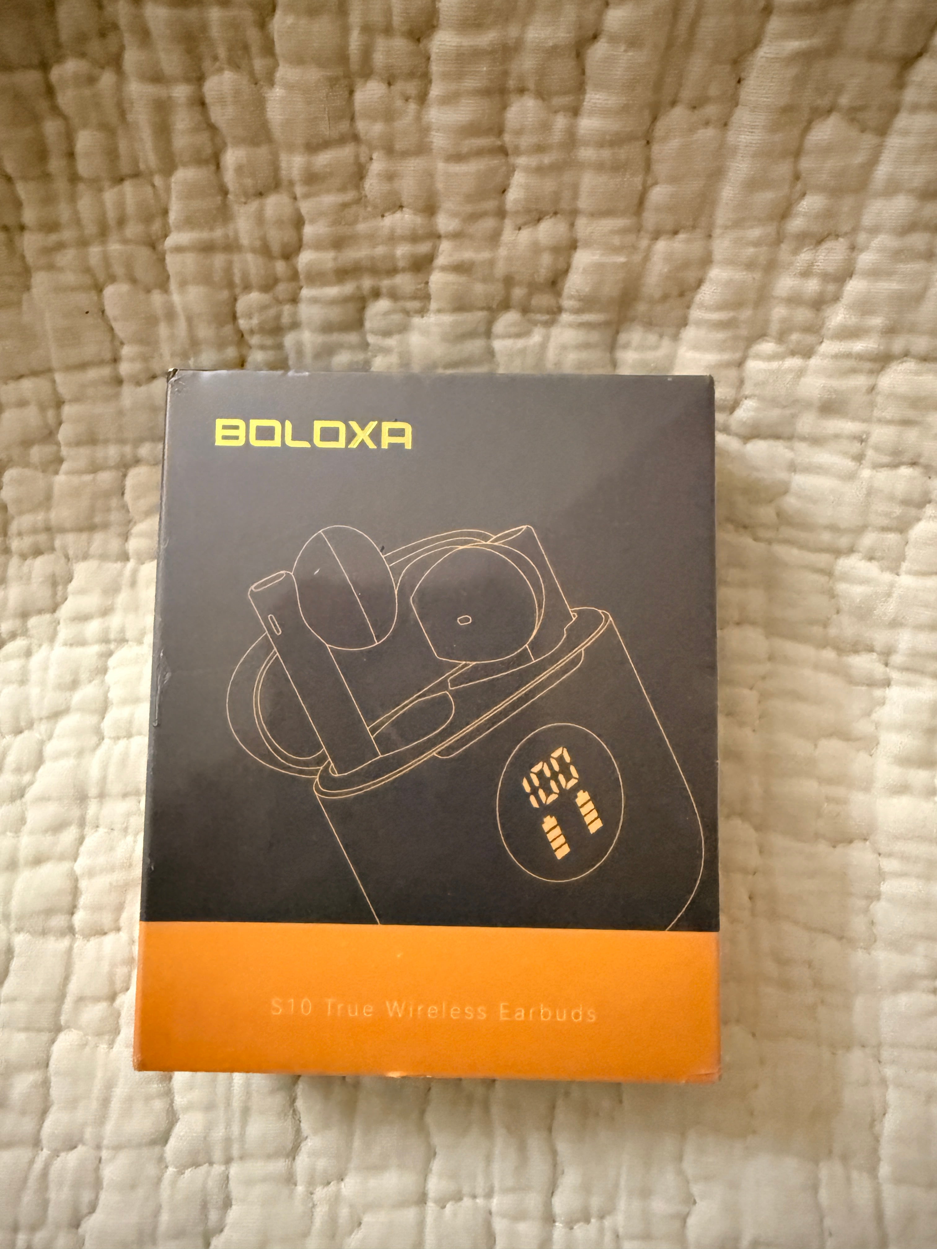 BOLOXA S10 True Wireless Earbuds AirPods-Style LED Display Case