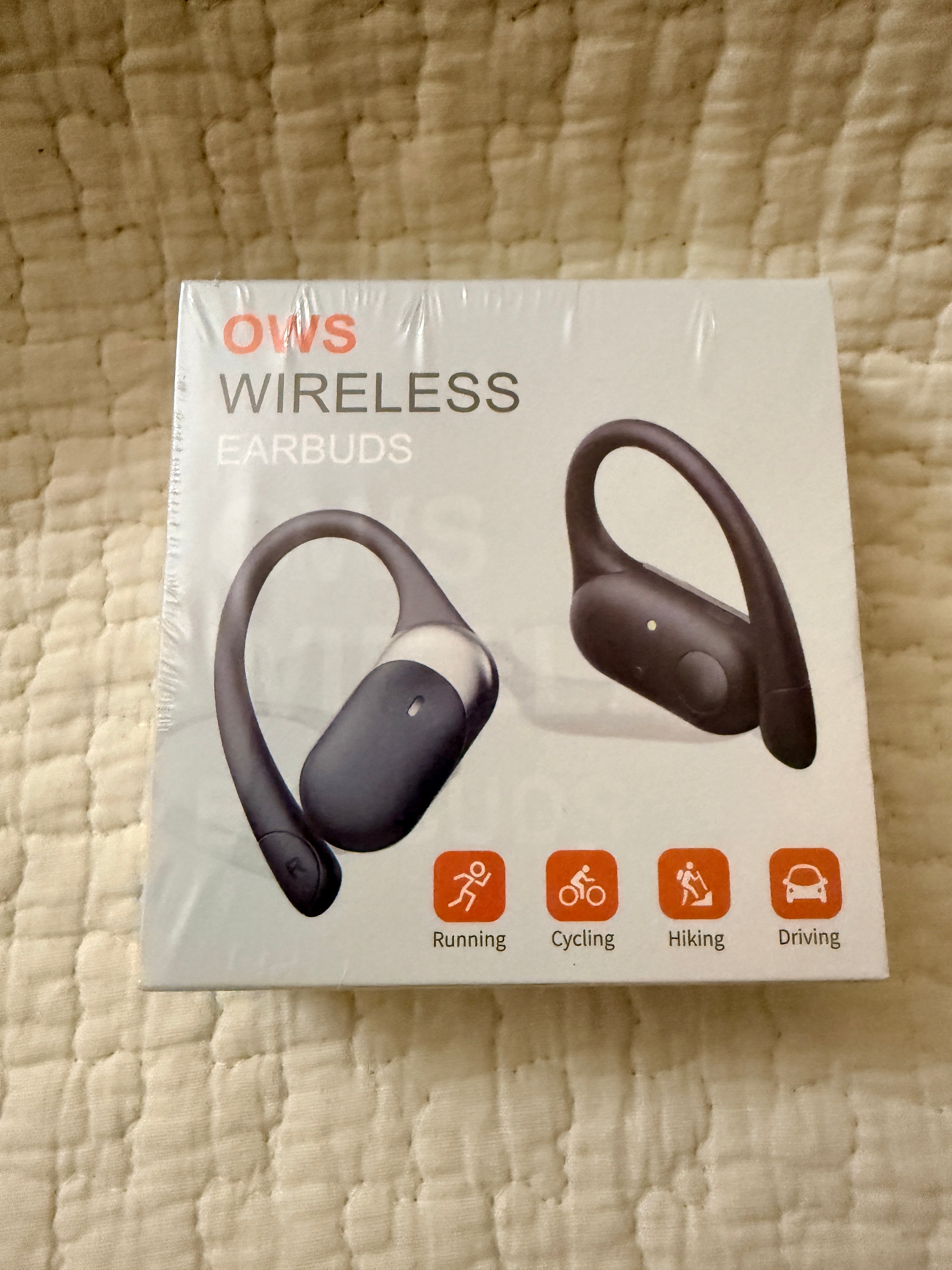 OWS Wireless Earbuds Open-Ear Sport Driving Cycling Bluetooth