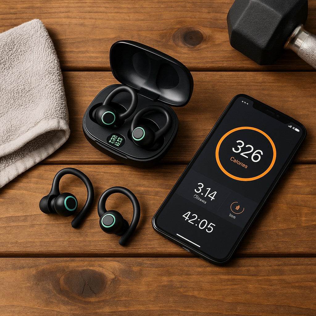 Sport Super Bass True Wireless Earbuds Ear-Hook TWS Bluetooth