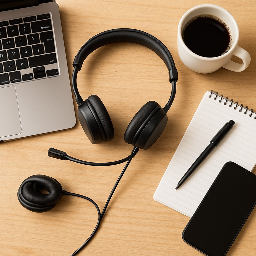 Earbay Office Headset Wired lifestyle 4