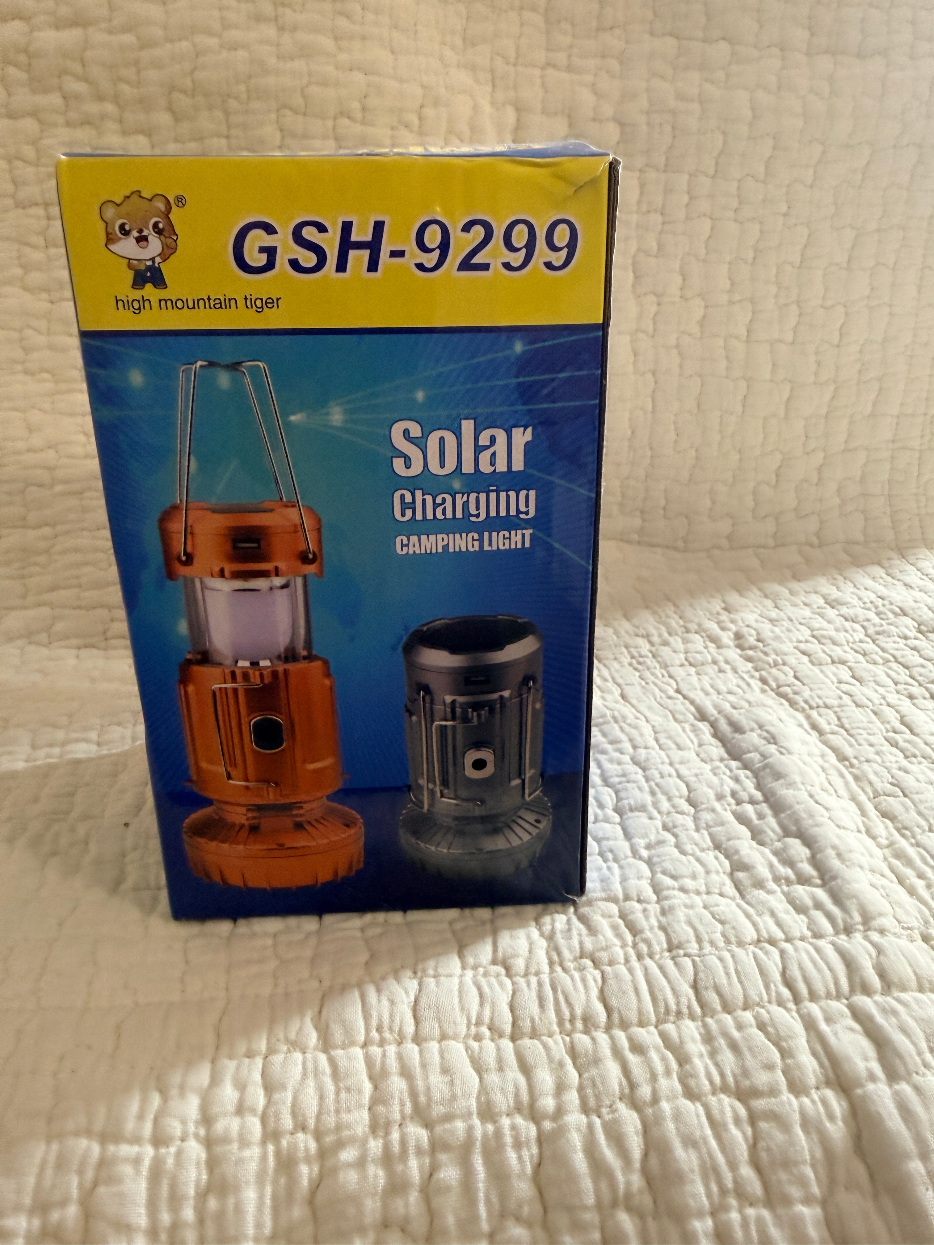 GSH 9299 Solar Camping Lantern