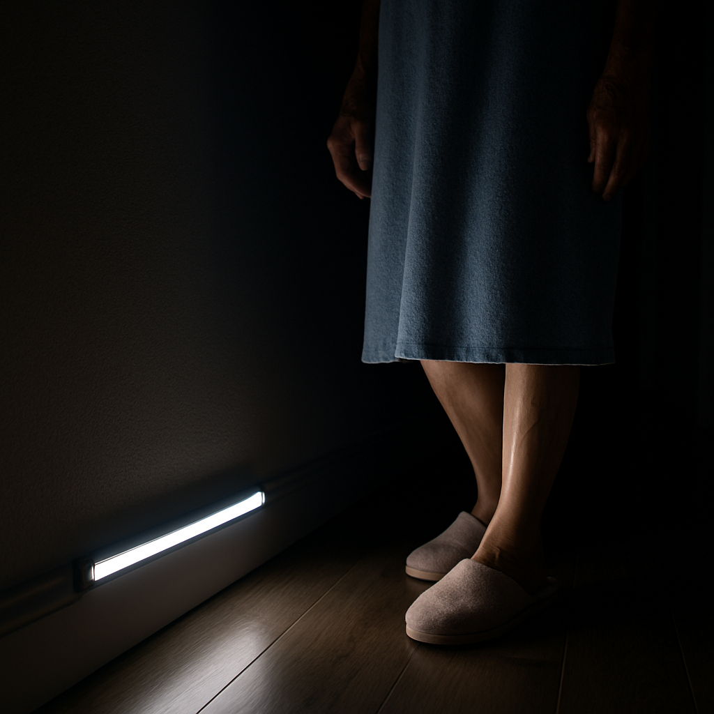 45 LED Motion Sensor Light Bar Rechargeable Wireless Under Cabinet Closet