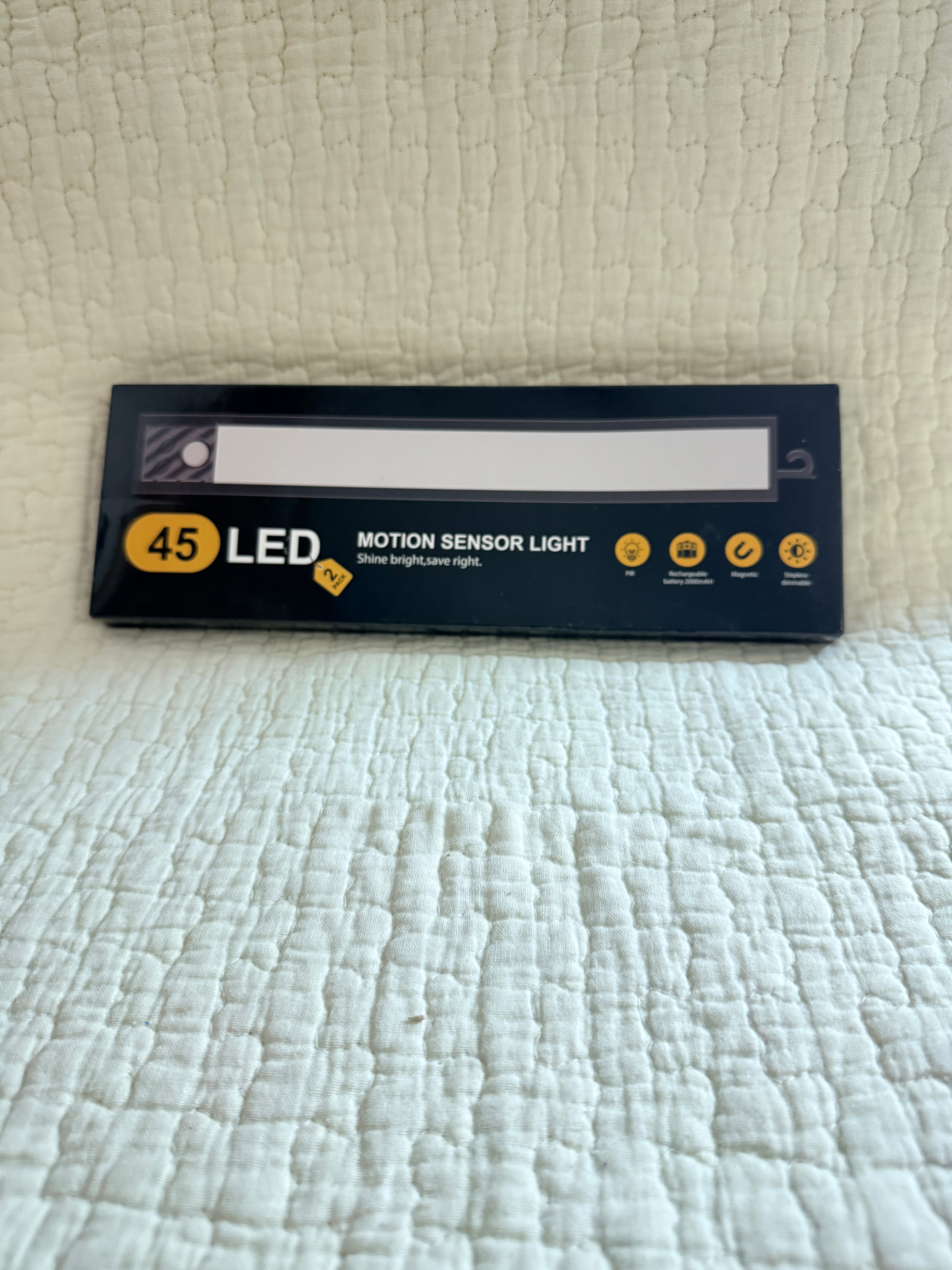 45 LED Motion Sensor Light Bar - retail box