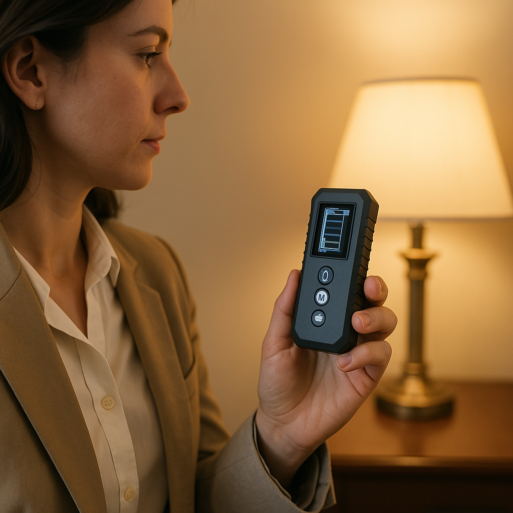 Handheld LCD Anti-Spy RF Detector Hidden Camera GPS Tracker Signal Finder