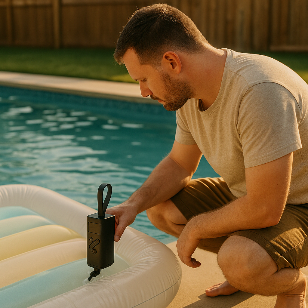 Wireless Portable Air Pump Cordless Tire Inflator Digital PSI Rechargeable