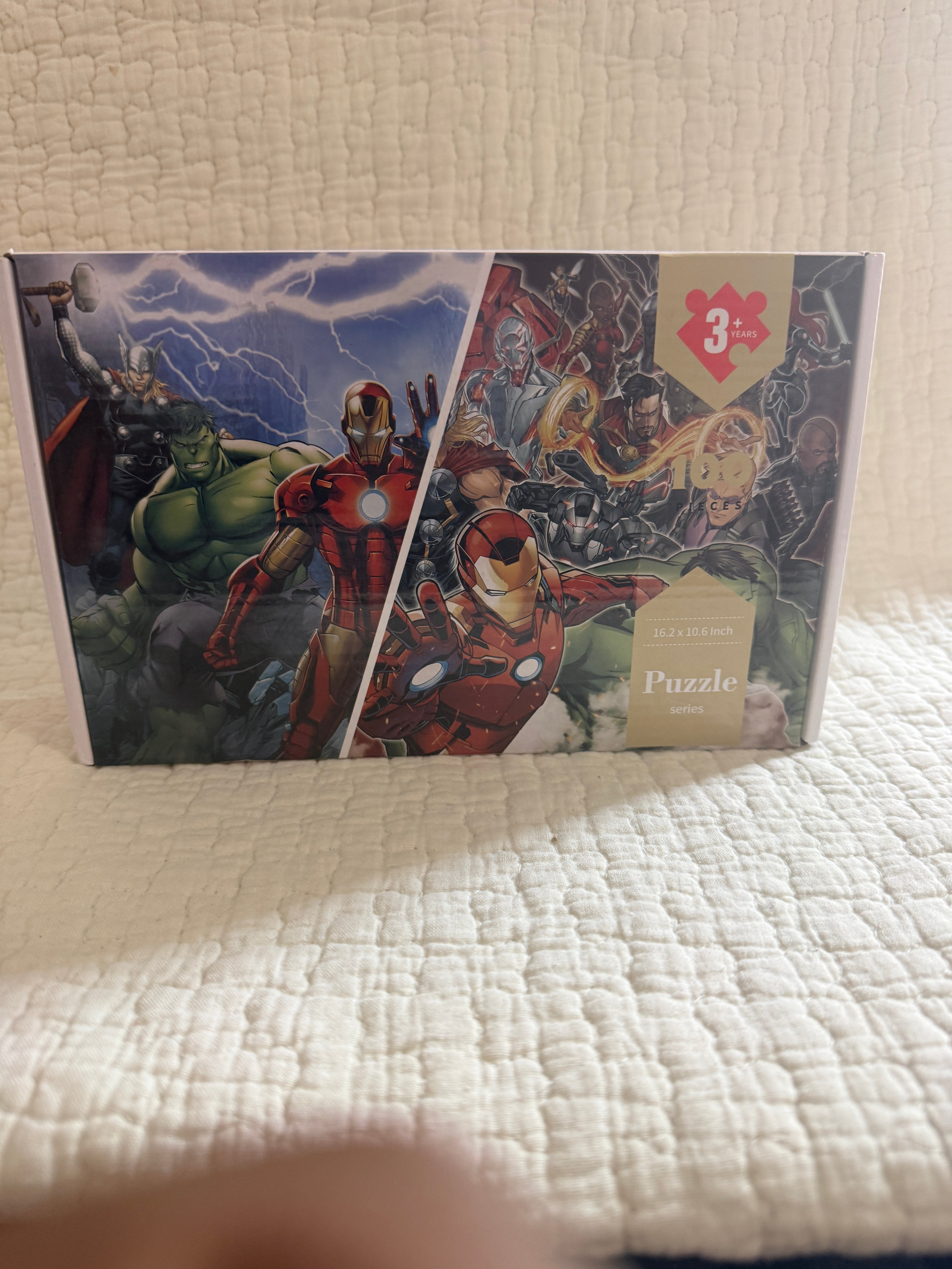 Marvel Avengers 3-Pack Jigsaw Puzzle box