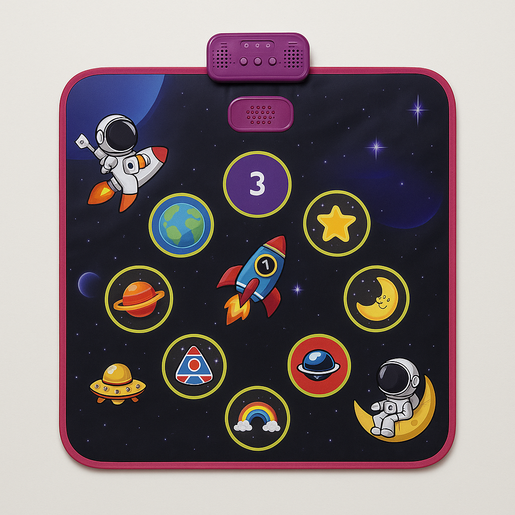 Kids Dance Playmat 5-Level Touch Sensitive LED 28 Songs Score Board Age 3+