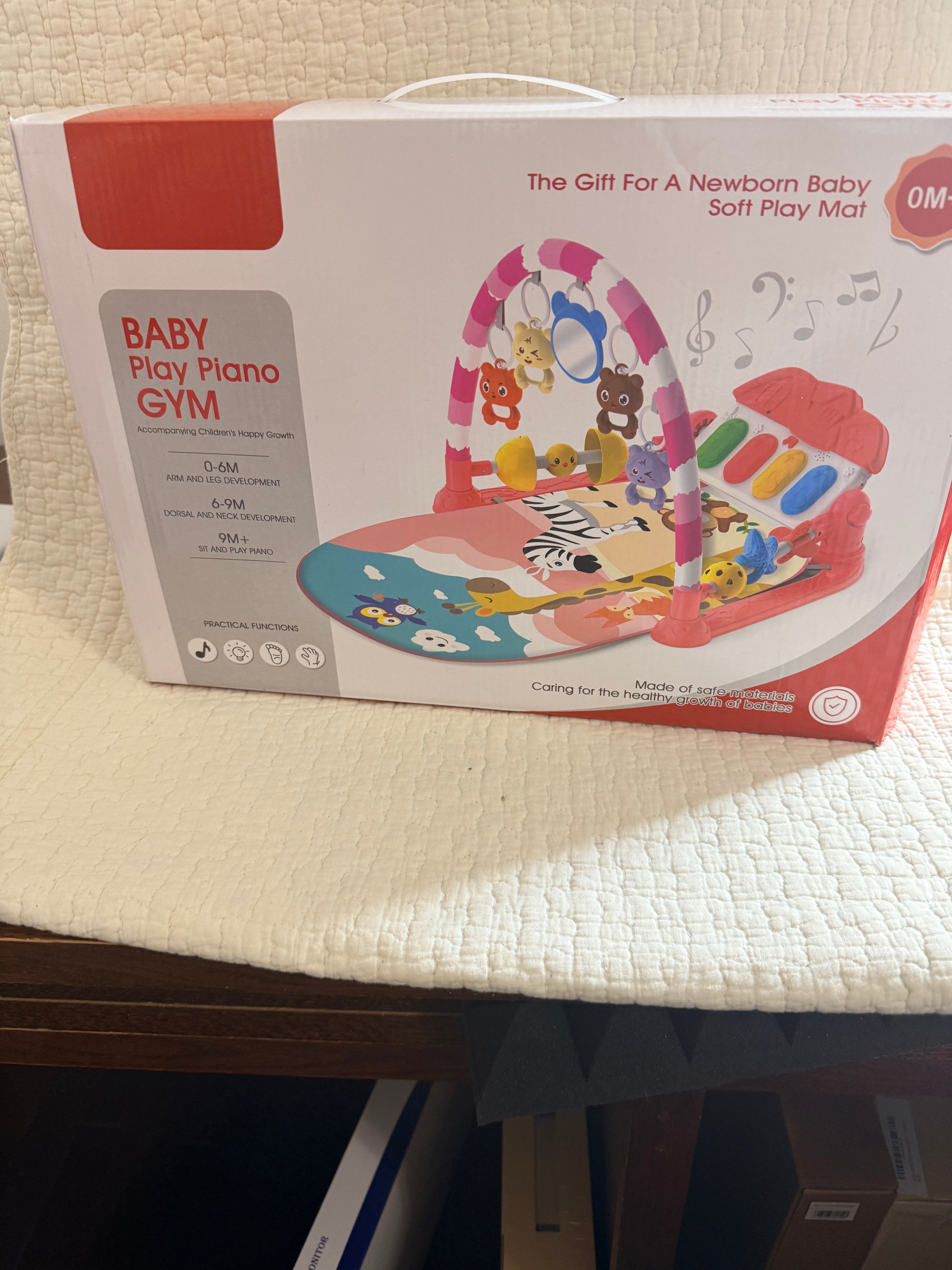 Baby Play Piano Gym — box front