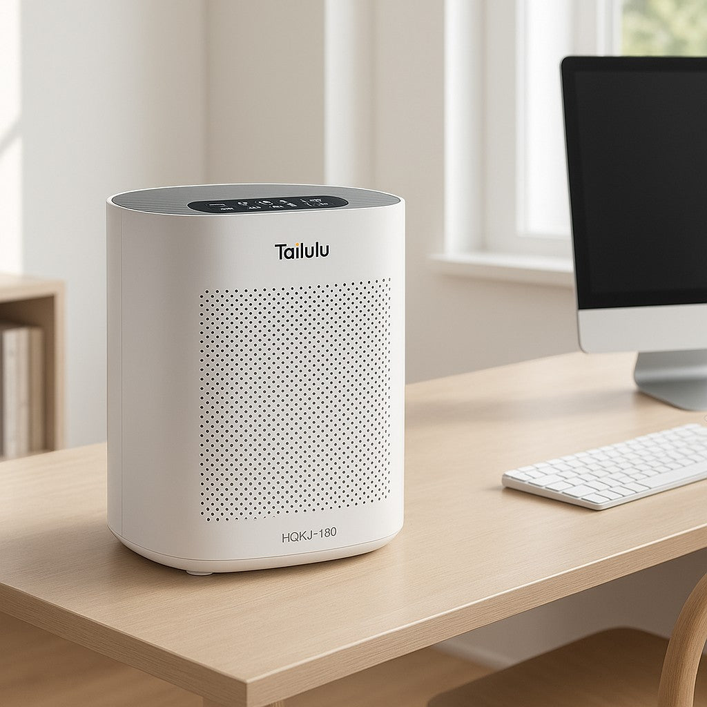 Tailulu Air Purifier HQKJ-180 True HEPA 3-Stage Child Lock