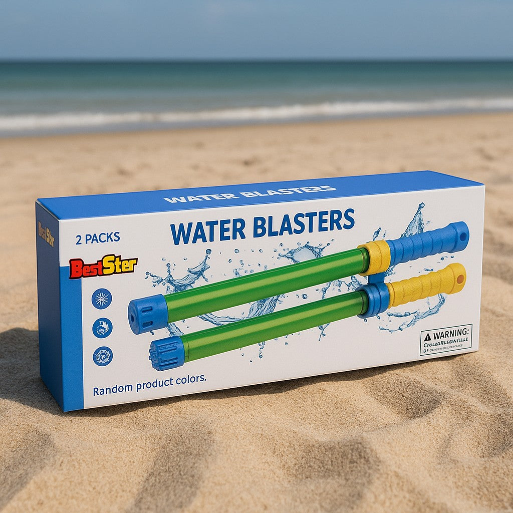 Water Blasters 2 Pack Kids Pool Squirt Guns Summer Toy