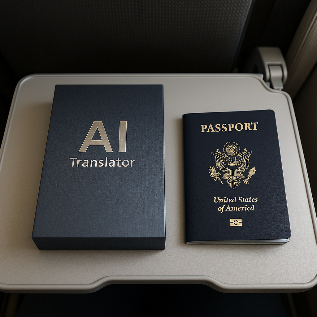 AI Translator Device 2-Way Voice Real-Time Language Travel