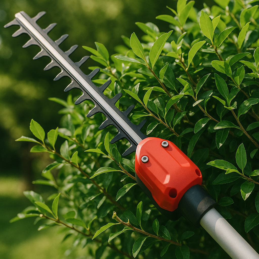 Cordless Pole Hedge Trimmer 3.3M Extendable Long Reach