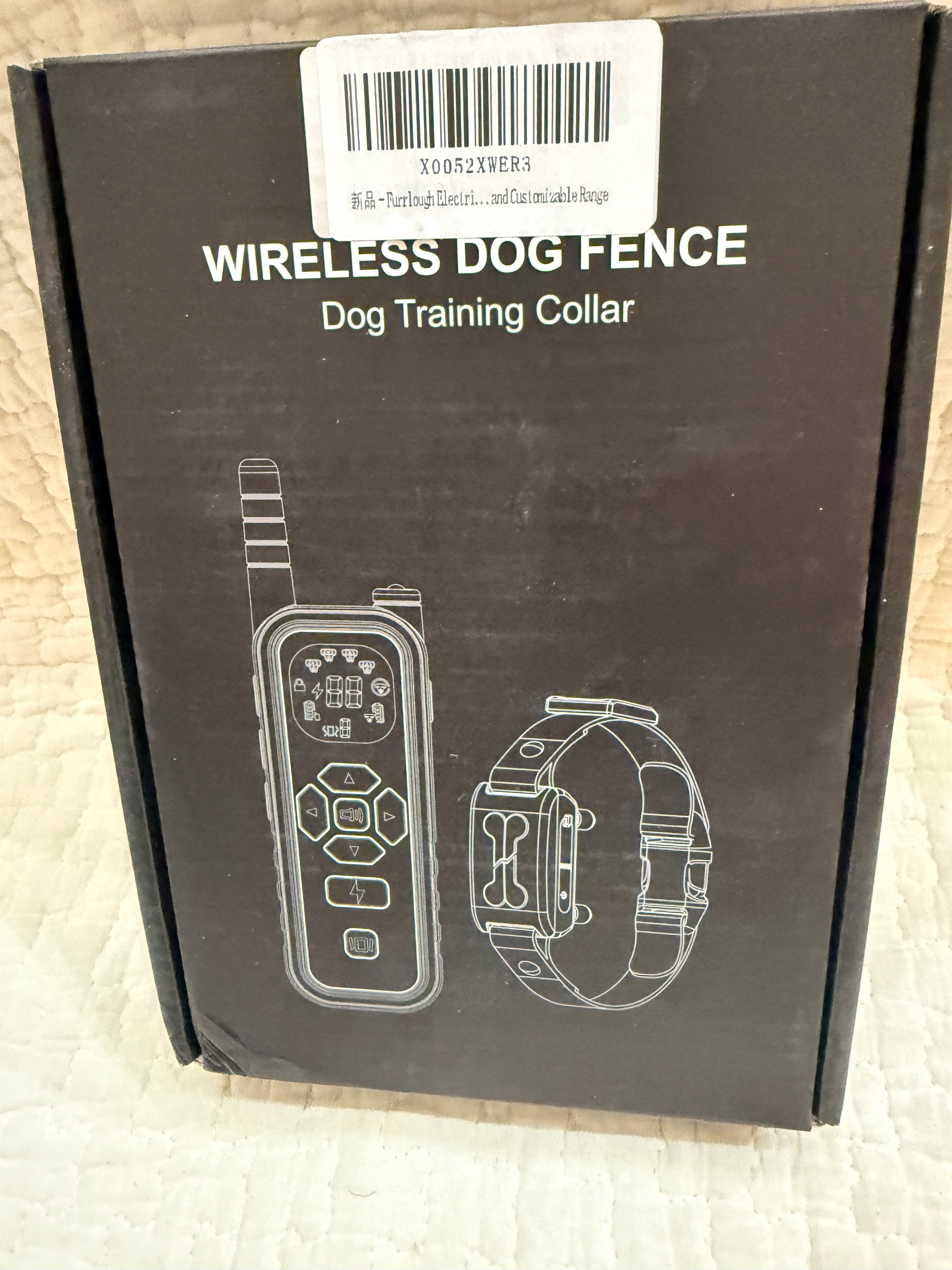 Furrlough Wireless Dog Fence Training Collar Rechargeable
