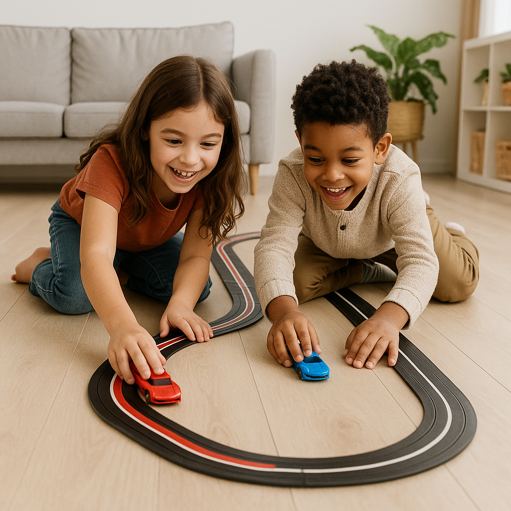 Alloy Racing DIY Flexible Race Track Car Toy 4.5M