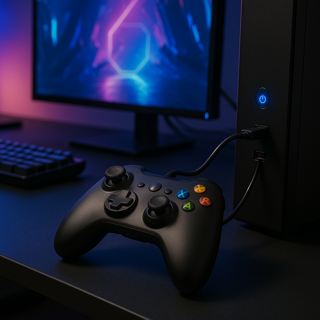 Gamrombo Wired Game Controller Gamepad 2.5mm Jack