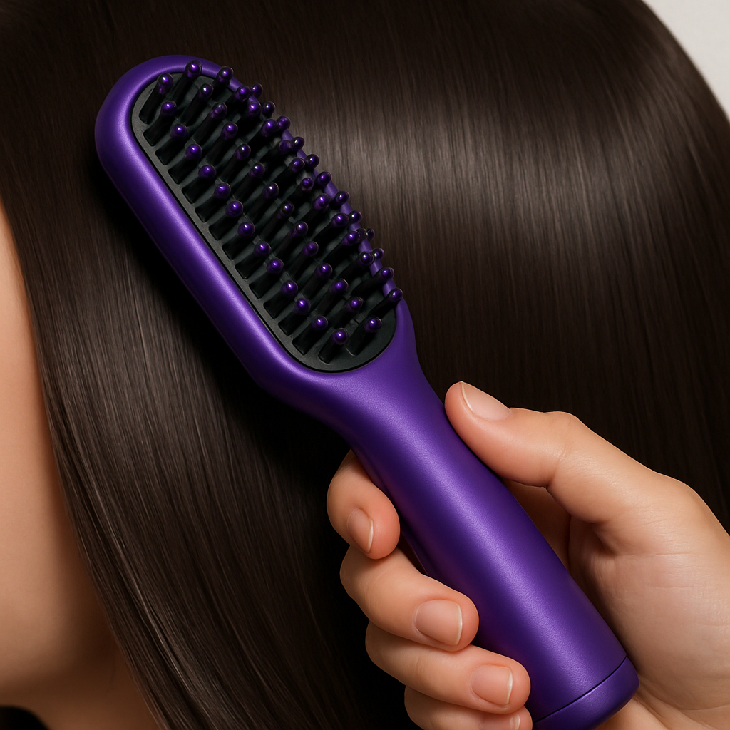 GLS 3-in-1 Cordless Curling & Straightening Brush Set