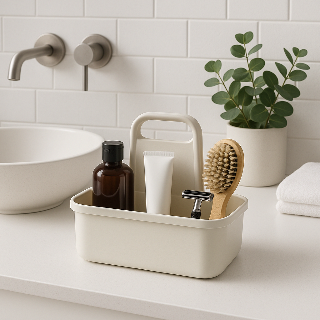 Portable Shower Caddy Organizer Basket with Handle
