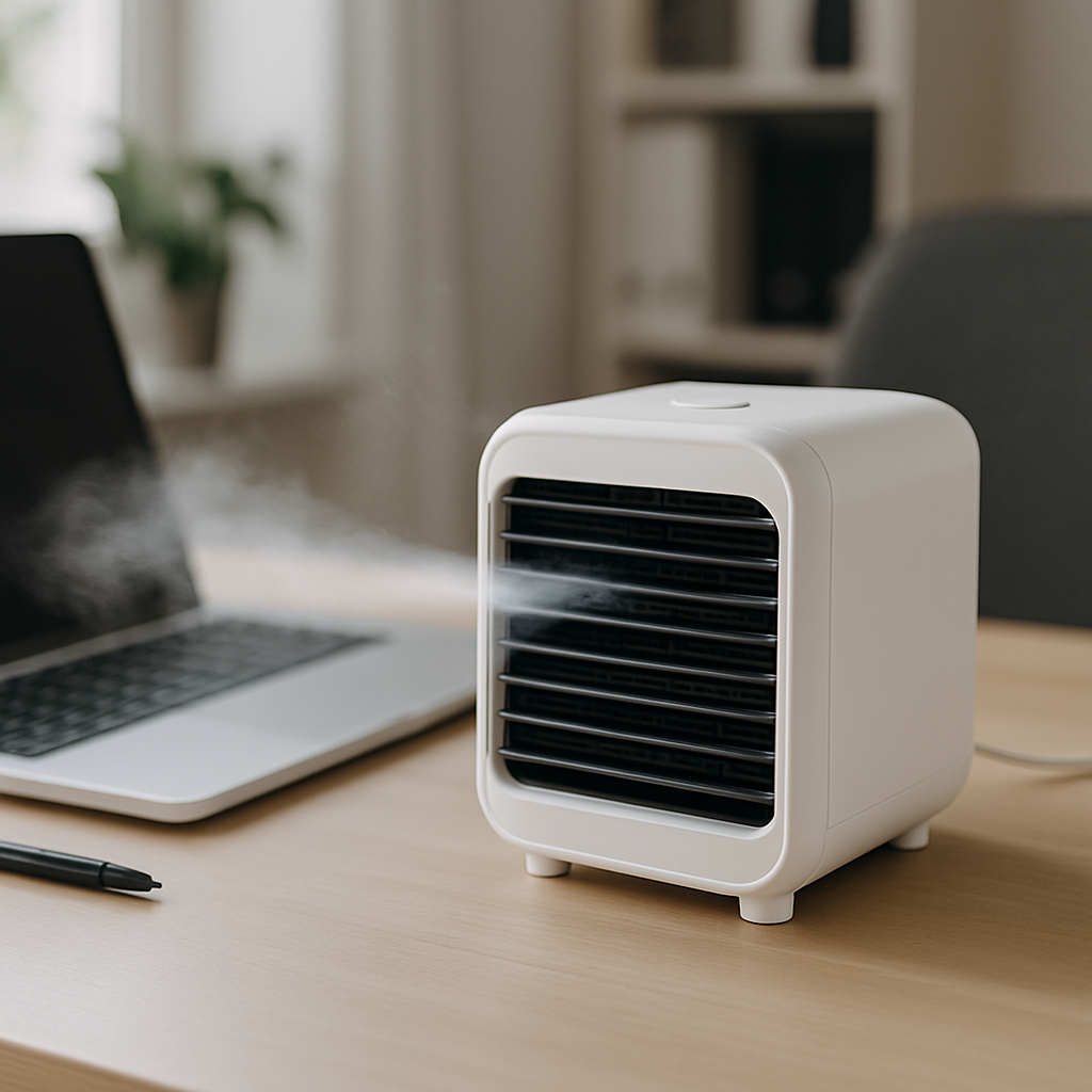 Desktop Air Cooler Portable Mini Evaporative AC Fan