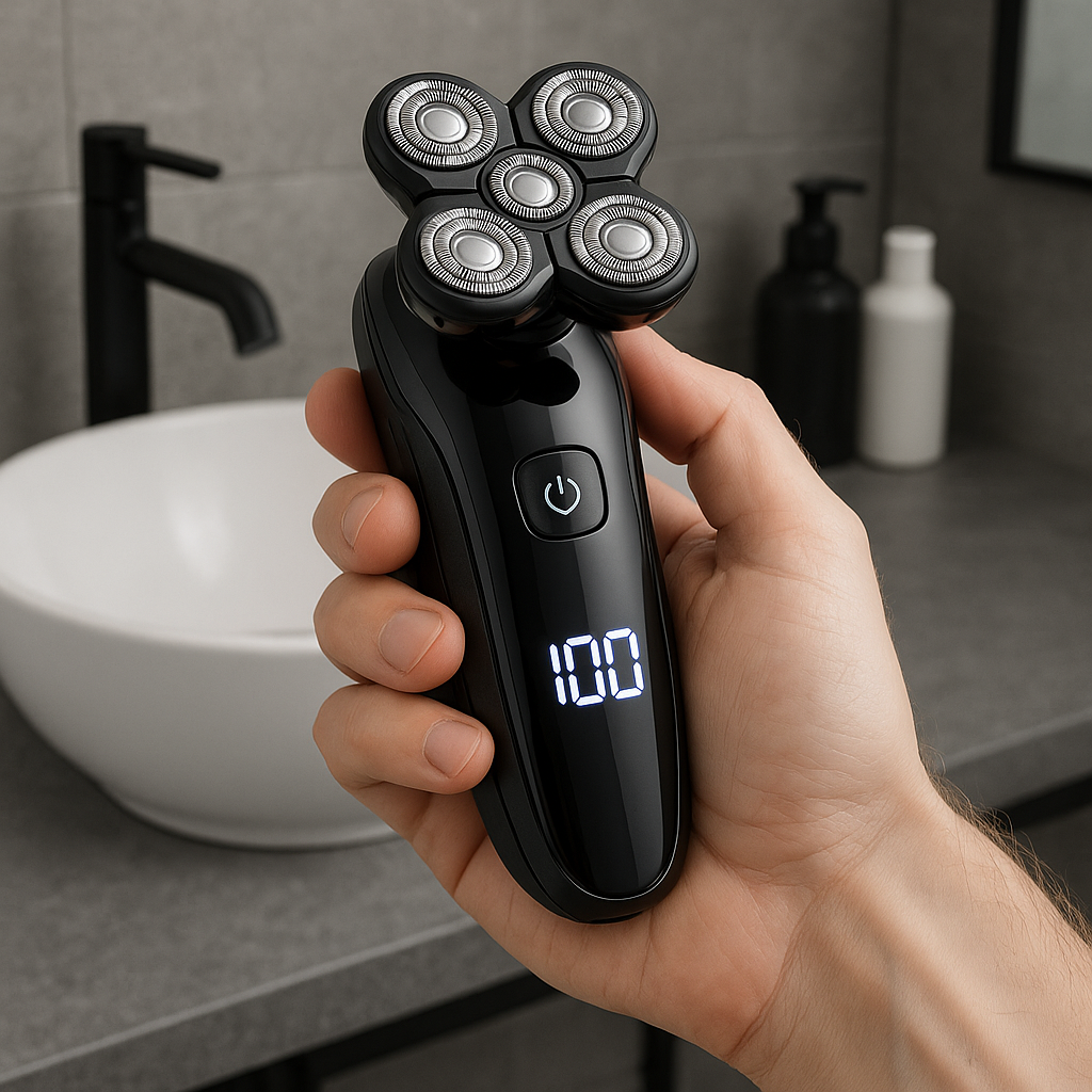Electric Head Shaver 5-in-1 Grooming Kit JK-1800