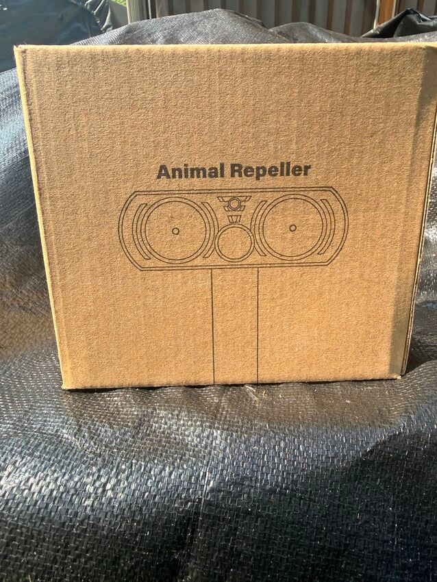 Solar Ultrasonic Animal Repeller Outdoor Yard Deterrent