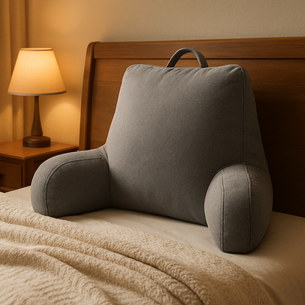 LUKMOT Memory Foam Reading Pillow Back Support