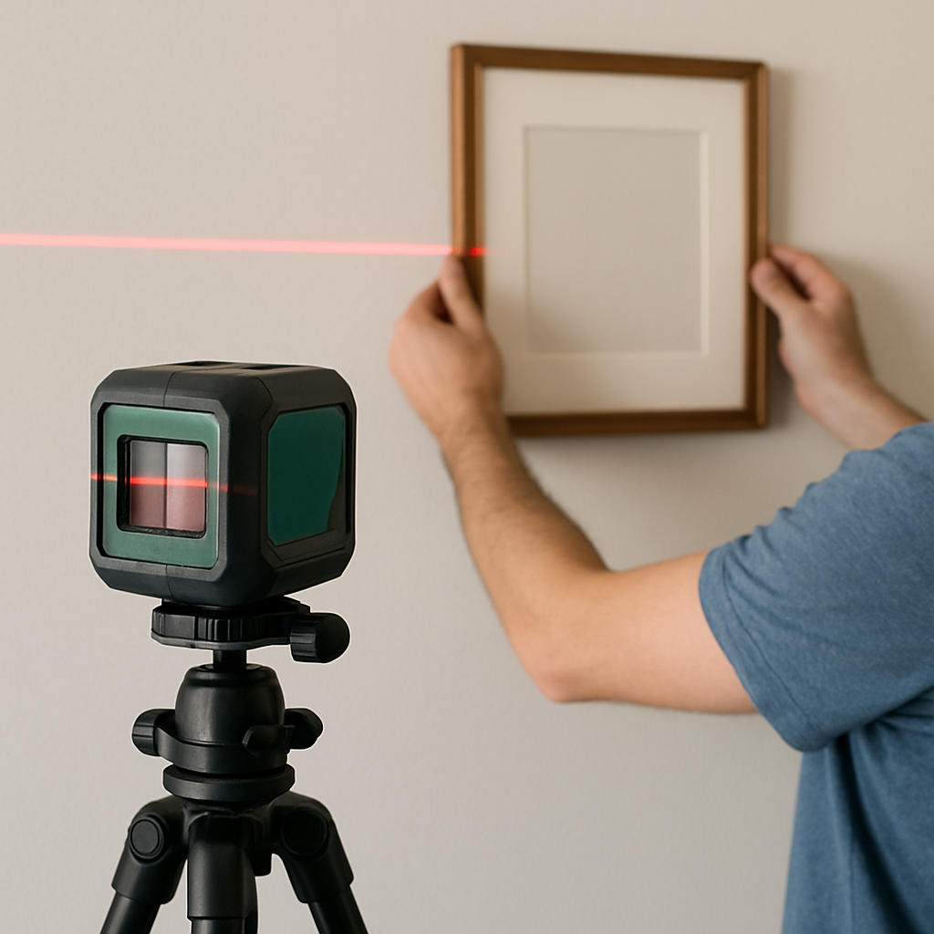 Mini Laser Level with Tripod Compact Leveling Tool