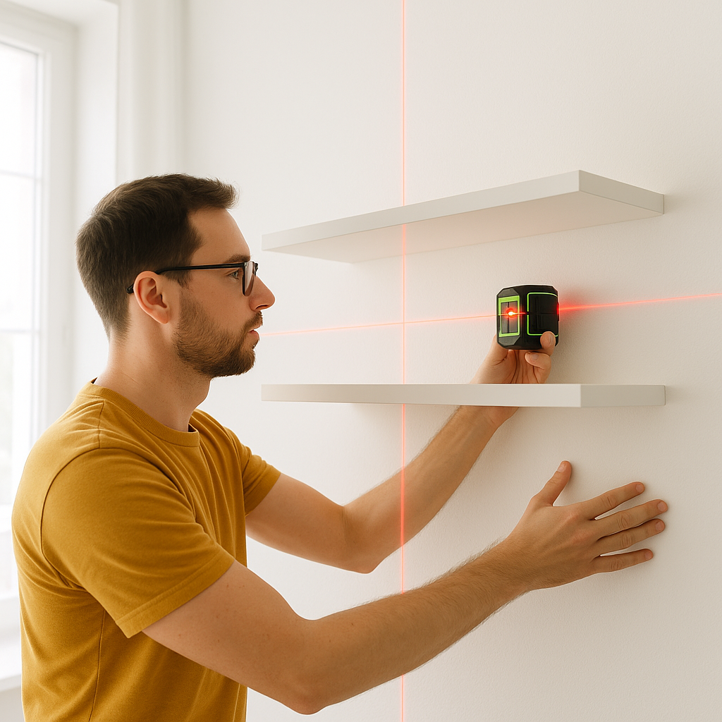 Mini Laser Level with Tripod Compact Leveling Tool